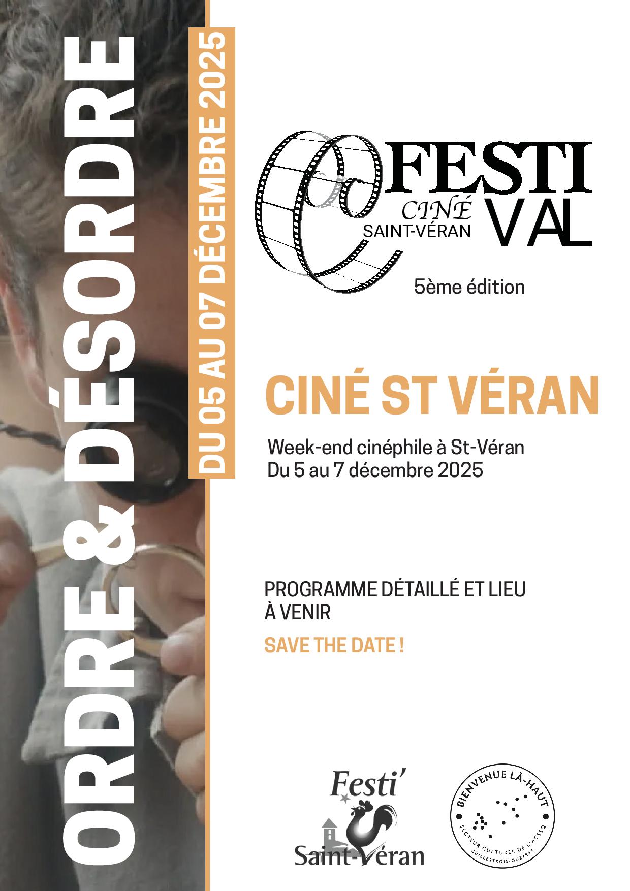 Affiche annonce cine saint veran